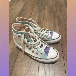 Converse Double Tongue High Top Shoes US6